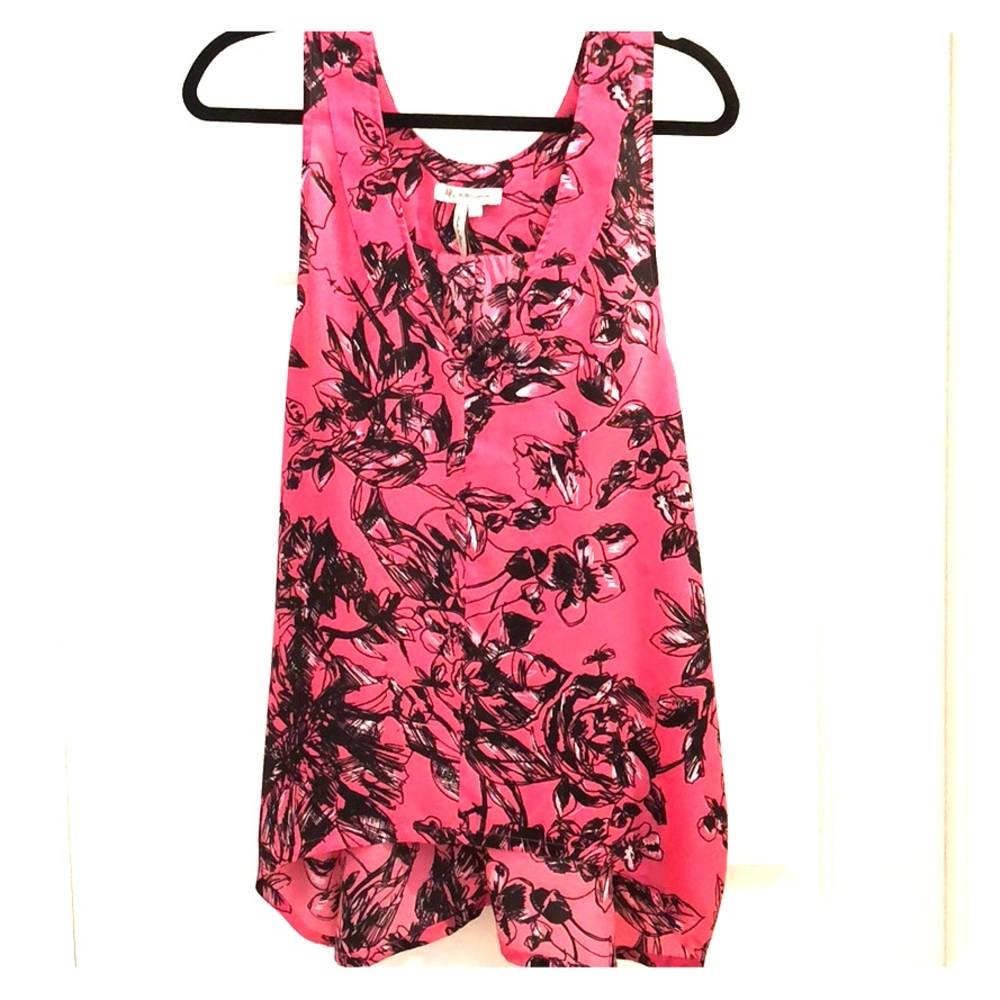 BCBG Generation flowy floral tank top